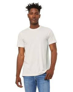 Bella toile Gym hommes col rond séchage rapide coton blanc t-shirt pour homme - Product Image 1