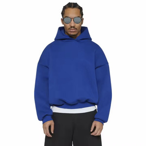 Sudadera con Capucha para Hombre de Alta Calidad, 100% Algodón, Estilo Urbano Personalizado, Peso Pesado 400 Gsm, Corte Regular, Pullover Corto, Ecológica, de Secado Rápido - Product Image 1