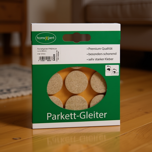 Glissières et protections pour tapis en feutre naturel rond auto-adhésif de qualité supérieure 28 mm - Product Image 3