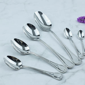 Vendo Super Juego de Cubiertos Plateado Tu Logotipo Impreso Hecho A Mano Estilo Europeo Juego de Vajilla Cubiertos - Product Image 1