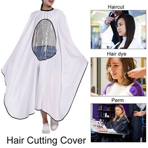 Capas resistentes al agua de peluquería profesional de poliéster con cuello Polestyer - Product Image 5