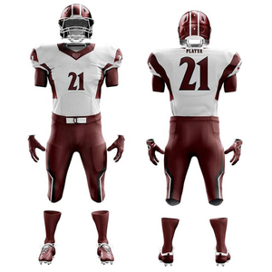 Nouveau maillot de football américain élégant pour hommes, taille plus, imprimé par sublimation, col en V, pantalon, 12 panneaux, manches courtes, uniformes d'équipe, rapide - Product Image 3