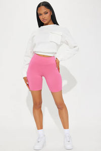 Shorts de sport et yoga pour femme, taille haute, sans couture, respirants, extensibles dans quatre directions, pour l'été - Product Image 2