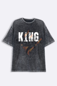 เสื้อยืดผู้ชายสั่งทำพิเศษ ผ้าฝ้าย 100% ทรงปกติ ล้างสีแบบแอซิด พิมพ์ลายดิจิทัล ความยาวสั้น แห้งเร็ว ระบายอากาศได้ดี เป็นมิตรต่อสิ่งแวดล้อม - Product Image 2