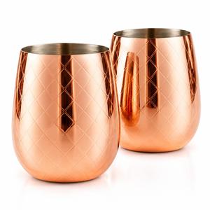 Mug isotherme portable en acier inoxydable plaqué cuivre, écologique, pour Moscow Mule, avec paille métallique, 550 ml, pour cocktails, bière, café et boissons glacées - Product Image 5