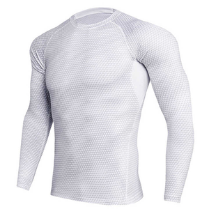 Rashguard unisexe de qualité supérieure à manches longues, vêtement de combat personnalisé imprimé MMA, 100 % polyester, séchage rapide - Product Image 5