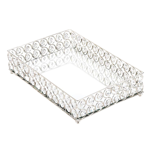 Plateau cosmétique miroir en cristal pour la fabrication d'utilisations multi-types en Inde à bas prix par les fournisseurs - Product Image 6