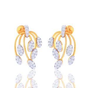 Ishi Diamonds Seamless 18K Gold Pendientes de diamantes cultivados en laboratorio de 0,41 quilates - Product Image 3
