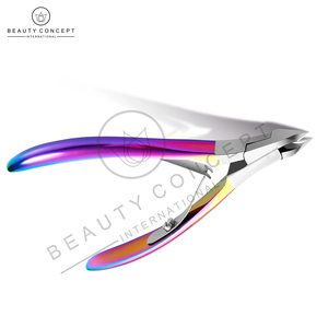 Rainbow Color Stainless Steel Nail Clipper Nipper Customized Logo Print Wholesale Rate Newest Cuticle Toenail Fingernail Beauty - Product Image 3