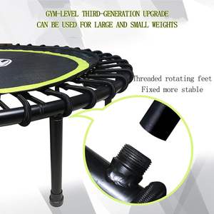 <span class=keywords><strong>Trampoline</strong></span> de <span class=keywords><strong>fitness</strong></span> miniature à <span class=keywords><strong>barre</strong></span> en T réglable en hauteur, 40 pouces, <span class=keywords><strong>pour</strong></span> enfants et adultes - Product Image 4