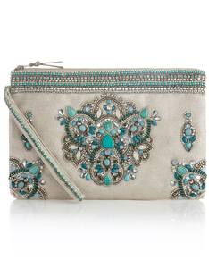 กระเป๋าคลัทช์ปักลายสไตล์โบฮีเมียนกระเป๋าถือดีไซน์แฟนซีงานแต่งงานตอนเย็นขายส่ง - Product Image 3