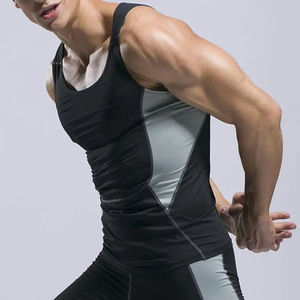 Gym Clothes Sleeveless Fitness TankTops Custom Singlets <b>men's</b> <b>Ribbed</b> tank tops USA Size Stretchable <b>Men's</b> Tanktops Custom Logo - Product Image 5