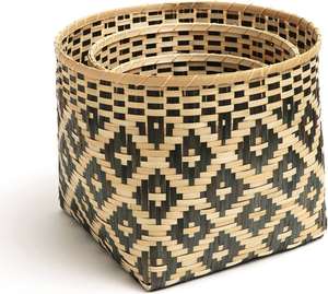 [NOUVEAUTÉ 2026] Panier à pain en bambou tressé, panier à fruits décoratif en rotin pour la maison, conteneur de service pour collations et gâteaux pour restaurant - Product Image 1