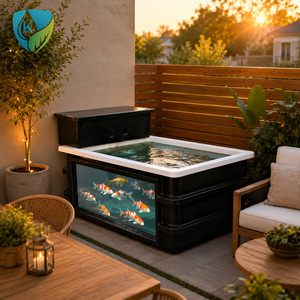 Acuario Ornamental <span class=keywords><strong>de</strong></span> FRP Personalizado con Ventana <span class=keywords><strong>de</strong></span> Vidrio Templado para Salas <span class=keywords><strong>de</strong></span> Exhibición <span class=keywords><strong>de</strong></span> Koi, Exposiciones <span class=keywords><strong>de</strong></span> Acuarios y Centros <span class=keywords><strong>de</strong></span> Peces - Product Image 3