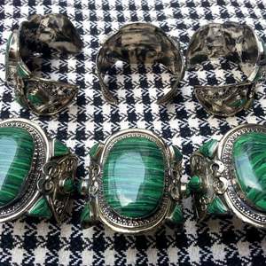 Vente en gros Nouveau design Afghan Kuchi fait à la main Collier Boucles d'oreille Ensembles de bijoux Dernière mode Afghan Kuchi Vintage Ensembles de bijoux - Product Image 2