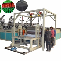 Machine automatique de fabrication de tapis et de nasses de dragage pour l'extraction d'or, avec matériaux PE/Polystyrène pour applications en barres et en film