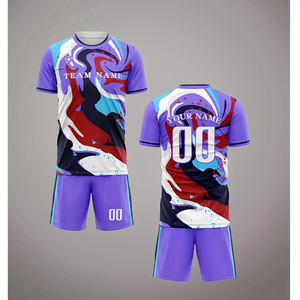 Camiseta de fútbol americano hecha a medida de alta calidad, Camiseta corta de equipo de sublimación impresa, camiseta de fútbol y fútbol americano Premium - Product Image 2