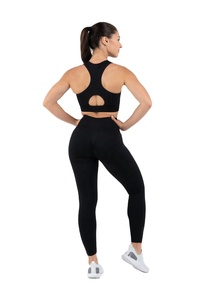 Conjunto de Yoga de compresión adelgazante elástico personalizado de la más alta calidad para mujer suave ligero transpirable ajuste activo servicio OEM - Product Image 6