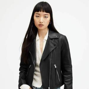 Premium Women Black Genuine Leather <b>Jacket</b> Slim Fit Moto Biker Coat Fashion Zipper <b>Sheepskin</b> Outerwear Ladies Classic <b>Jacket</b> - Product Image 2
