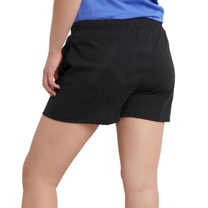 Breathable Lightweight 100% Cotton Women's Shorts Casual Wear with Drawstring Closure and Mid Waist Customized Colors & Logo - Product Image 3