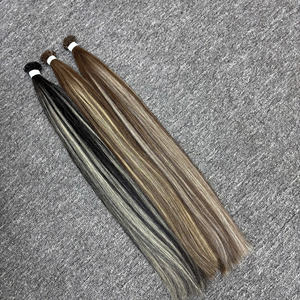 ช่อผมมนุษย์เคราติน100% แท้สำหรับต่อผมตรงยาวสองชั้น - Product Image 5