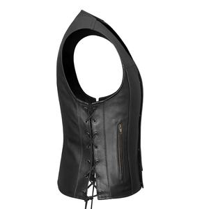 Gilet en cuir pour moto, personnalisé, prix de gros, collection 2026 - Product Image 5