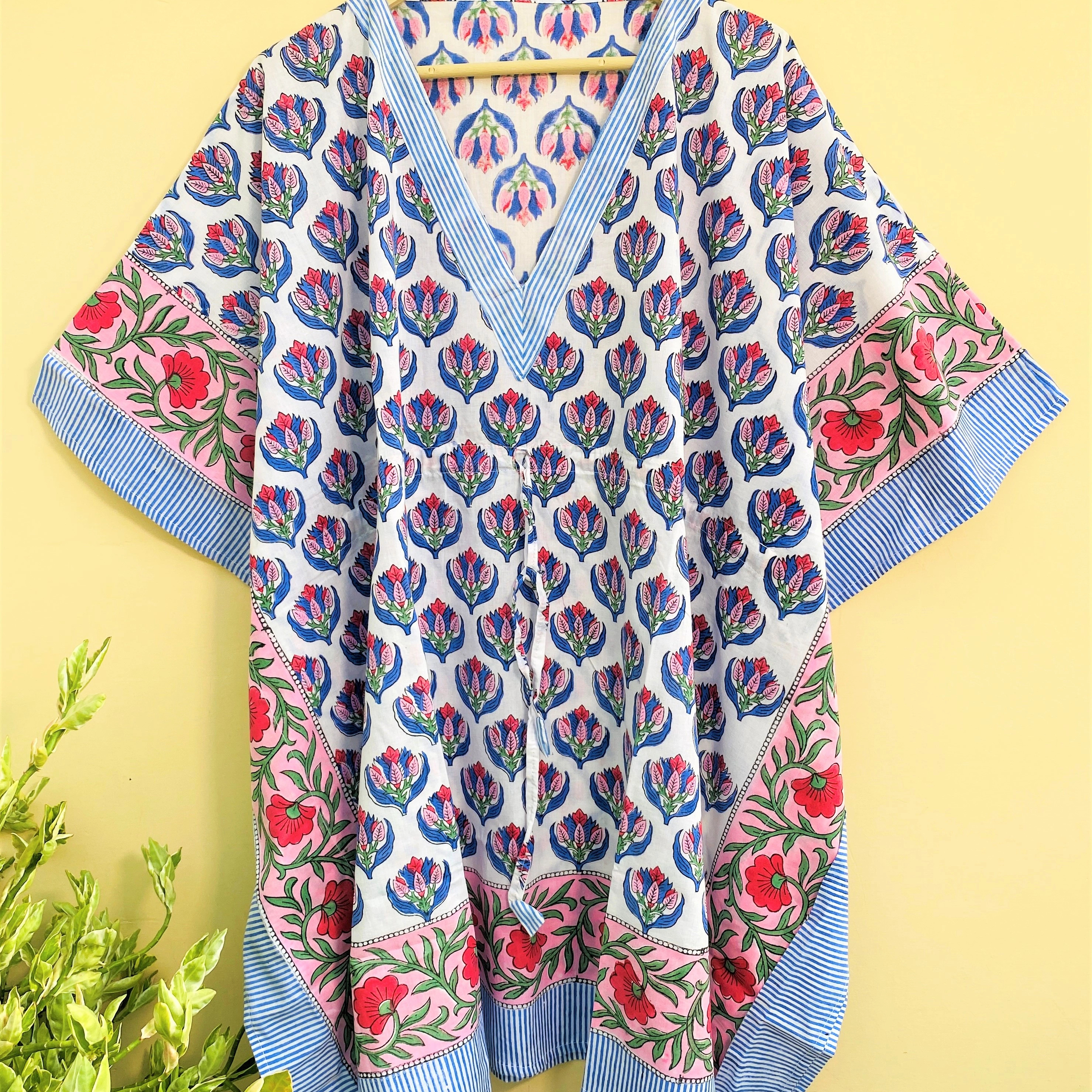 white christmas dresses Boho Midi Dress, Sundress, Kaftan Dress, Indian Flower in Navy Black / M main image 0
