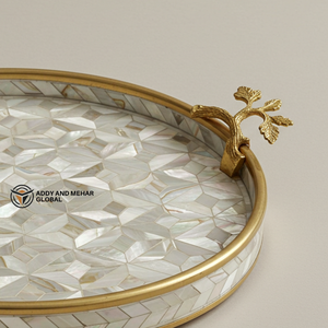 {"defaultLocale":null,"langAndValueMap":{"es_ES":{"autoTranslate":true,"value":"Bandeja Redonda de Almacenamiento de Nácar de Alta Calidad con Acabado Lacado para Servicio de Té en la Cocina o Organización de Escritorio de Oficina","translateEngineVersion":"AE_TRANS"}}} - Product Image 2