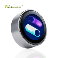 Pantalla de control táctil para electrodomésticos inteligentes Wisecoco, pantalla TFT Uart de 1.28 pulgadas, pantalla circular pequeña con perilla, pantalla HMI con botón.