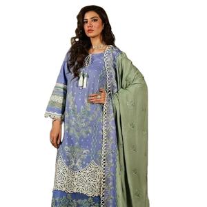 Latest Heavy Chinnon and Sequence Embroidery Work <b>Kurti</b> With Pant With Embroidery Work Dupatta - Product Image 1