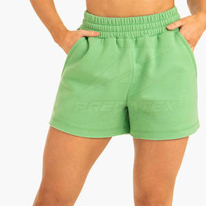 Pantalones cortos de entrenamiento transpirables de tiro alto para mujer Estilo motorista Ropa de gimnasio de yoga - Product Image 6