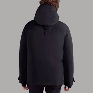 Veste polaire épaisse et chaude tendance de haute qualité pour hommes, manteau d'hiver, veste en duvet à col montant personnalisée pour hommes, OEM ODM - Product Image 5