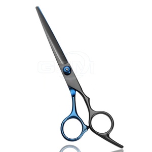 Professional New Style Right-Handed Medium Handle Lightweight Barber Scissors with Contrast Colors 4Cr13 Stainless Steel Blade - Product Image 1