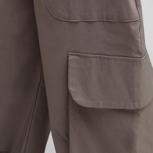 กางเกงวิ่งขายาวของผู้ชายผ้าคอตตอน100% เอวยางยืดขนาดกลาง-ฮิปฮอปแห้งเร็วระบายอากาศออกแบบโลโก้ได้ตามต้องการ - Product Image 6