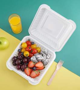 Boîte à lunch jetable en bagasse écologique de haute qualité en gros 2025, conteneur pour restauration rapide, Shrekha Creations - Product Image 5