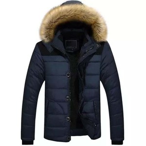 Vêtements d'extérieur de haute qualité pour hommes Manteau d'hiver extérieur épais et chaud personnalisé à capuche Vestes rembourrées matelassées Style de rue pour hommes - Product Image 2