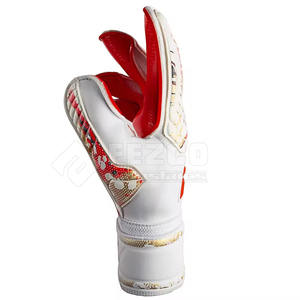 Guantes de portero de entrenamiento de cuero transpirable con excelente agarre y absorción de impactos para un rendimiento de ahorro de goles - Product Image 3