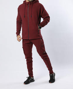 Ensemble de survêtement décontracté à capuche pour l'hiver, coupe classique, avec motif imprimé, 100% coton - Product Image 4