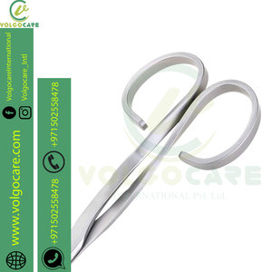 2024 ciseaux de toilettage professionnels ciseaux à sourcils petits ciseaux de manucure et de beauté en acier inoxydable incurvés - Product Image 4