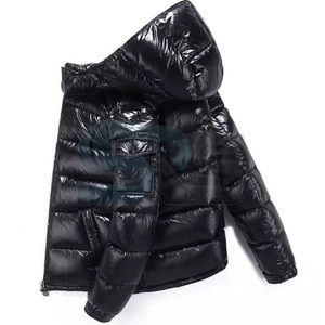 Warm Mens Quilted Puffer Jacket Custom Logo Winter Jacket Hooded Streetwear <b>Bubble</b> <b>Coat</b> Lightweight Fashion Outdoor Outerwear - Product Image 6