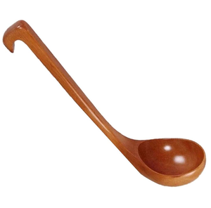 Cuillère à soupe louche en bois de qualité durable pour la vaisselle cuillère à soupe au poulet meilleure qualité au design étonnant - Product Image 3