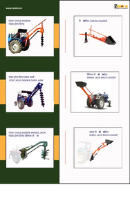 Double Flight Auger for Agriculture & Construction Hydraulic <b>Post</b> Hole <b>Digger</b> Tractor Roller Type for Landscaping - Product Image 2