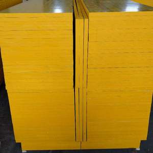 Waterproof Formwork Plywood Shuttering Triply Panel | Yellow <b>Three</b>-ply Wood Formwork Board 27x500x2500mm 3 Ply Shuttering Panel - Product Image 6