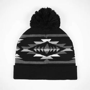 Gorro de Invierno Unisex Ajustable con Puño, Diseño 2026, Logotipo Bordado Personalizado del Equipo, 100% Acrílico, Tejido Plano, con Pompón Deportivo - Product Image 4