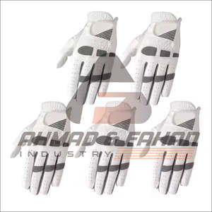 Gants de golf professionnels pour hommes gauchers avec logo personnalisé Cabretta Leather Soft Training Cabretta Leather Golf Glove Ahmad & Fahad Ind - Product Image 5