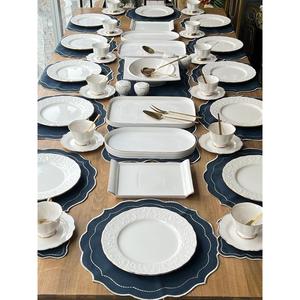 Set colazione blu Osiris 90 pezzi per 12 persone - Product Image 1