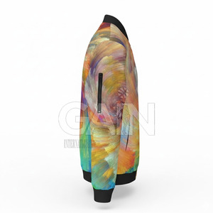 Chaqueta Bomber con Capucha de Manga Larga para Hombre, Transpirable, Ecológica y de Alta Calidad, con Logotipo Frontal, Servicio OEM, Personalizable - Product Image 3