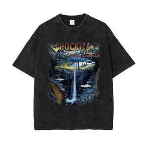 ENDOURABLE SPORTS Summer INS Camiseta de moda para hombre Serigrafía 100% Algodón Lona Manga corta Regular Fit Transpirable - Product Image 1