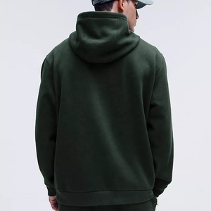 Jersey de alta calidad bordado con logotipo personalizado, de gran tamaño Sudadera con capucha de 350g/m2, en blanco, unisex, negro, peso pesado, bolsillo de Color sólido para hombre - Product Image 5
