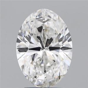 IGI 3,03 CT Diamante de corte ovalado suelto para anillo Diamante cultivado en laboratorio Color G VS2 Claridad Diamante ecológico suelto para ella - Product Image 1